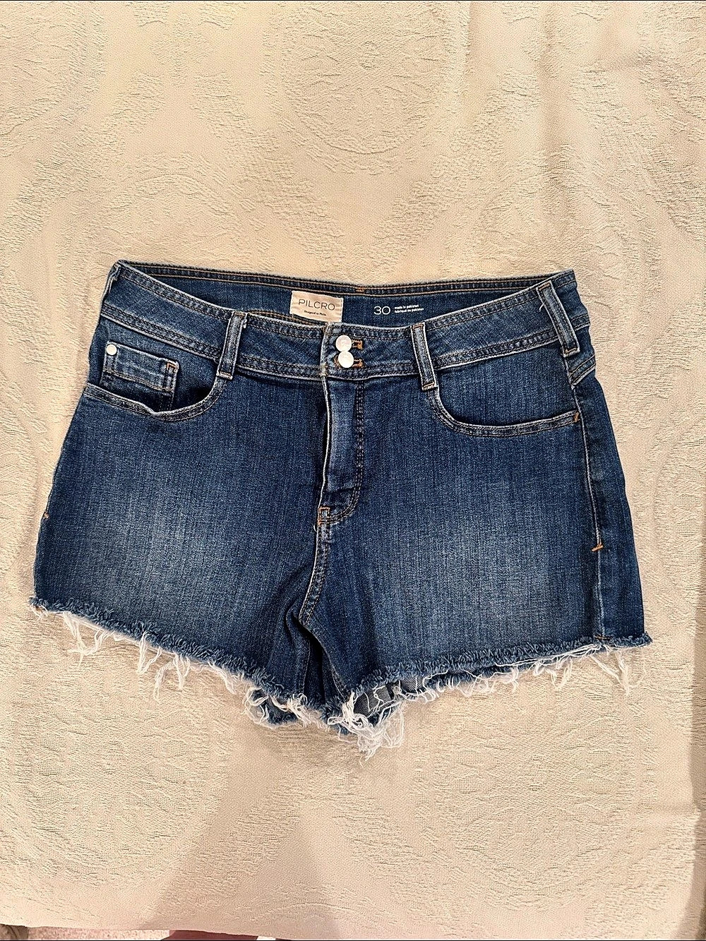 Pilcro Jean Shorts in Blue Waist 30 Like New